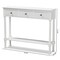 Baxton Studio Calvin White Finished Wood 3-Drawer Entryway Console Table 165-10697 - alternate 5